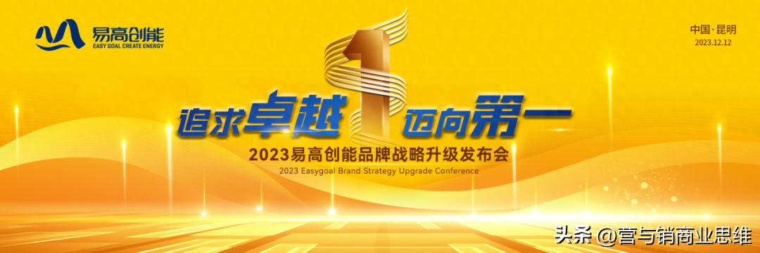 追求卓越· 迈向第一 | 易高创能2023品牌战略升级发布会取得圆满成功